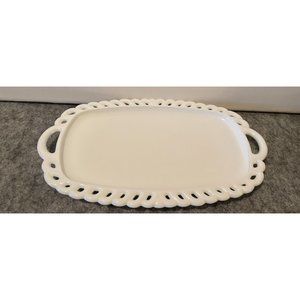 Vintage Milk Glass Butter Dish Bottom   # 1288